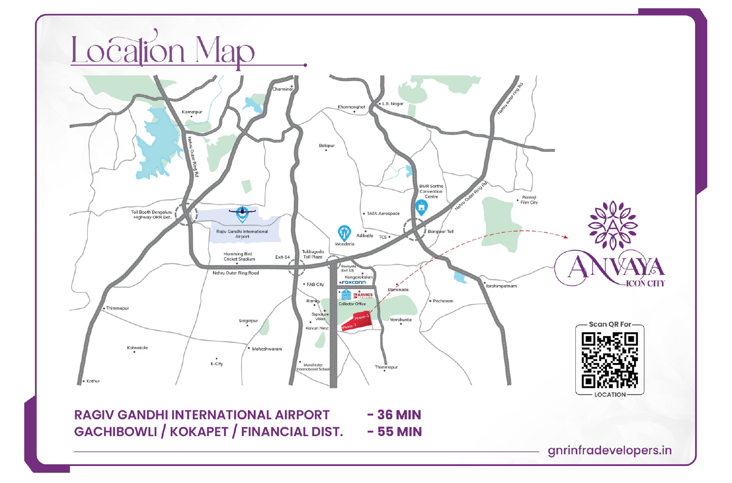 Connectivity Route Map